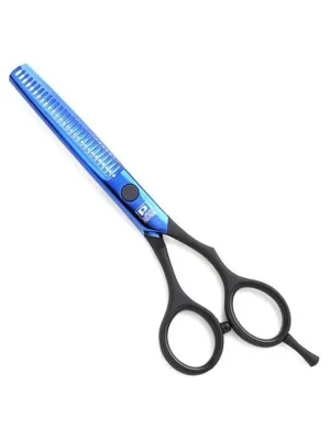 PRO FEEL JAPAN H01-530 Blue Matt Black Efilační profi kadeřnické nůžky 5,5' - modročerné Hit Sezóny