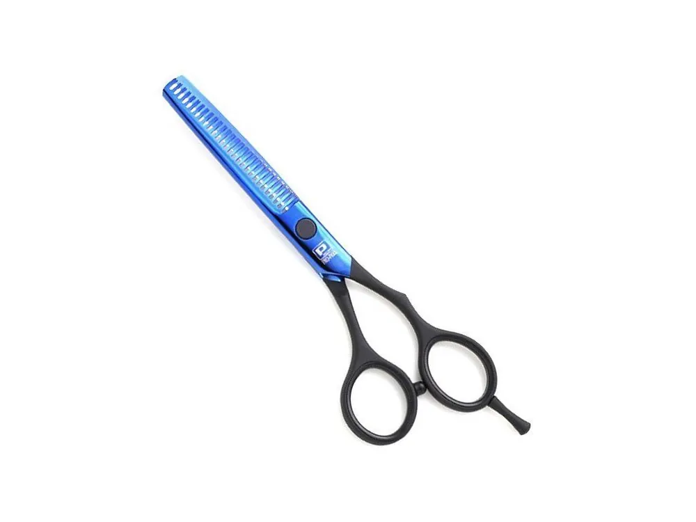 PRO FEEL JAPAN H01-530 Blue Matt Black Efilační profi kadeřnické nůžky 5,5' - modročerné Hit Sezóny