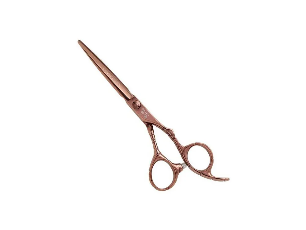 Top Prodej PRO FEEL JAPAN Yoshimoto F3-60 Copper - Profesionální kadeřnické nůžky na vlasy 6'