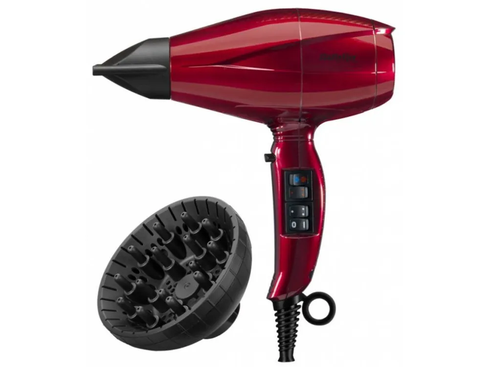 Originální BABYLISS 6750DE Veloce 2200W Ionic - profi fén na vlasy s difuzérem a digitálním motorem