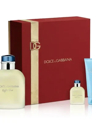 Dolce & Gabbana Light Blue pour Homme EDT 75 ml + EDT MINI 4,5 ml + SG 50 ml M Cenový Hit