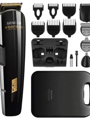 SENCOR SHP 8305BK Men´s Electric Clipper Set - pánský zastřihovač 12 nástavců Značkový