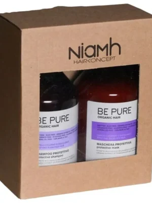Výprodej NIAMH Be Pure SET Protective Shampoo 500ml +Protective Mask 500ml - péče na barvené vlasy