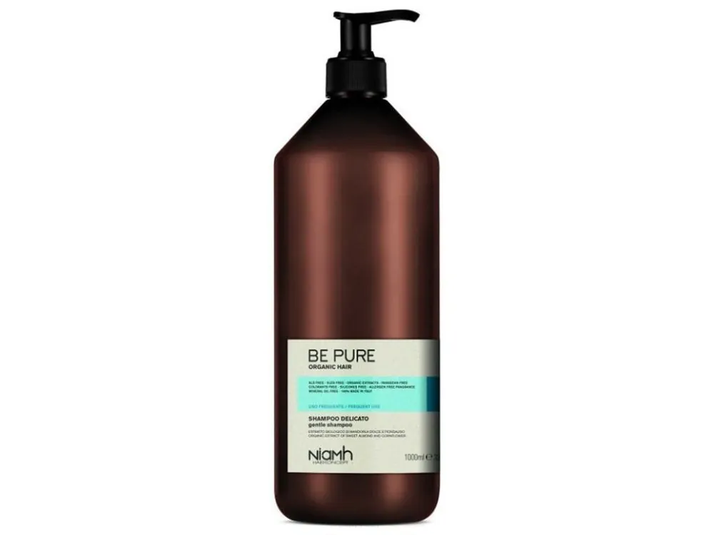 NIAMH Be Pure Gentle Shampoo 1000ml - čistící šampon pro časté mytí vlasů Horká Nabídka