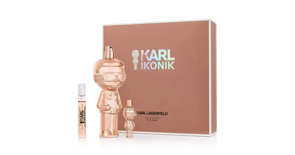 Dokud Zásoby Vydrží Karl Lagerfeld Ikonik Pour Femme EDP 100 ml + EDP MINI 7,5 ml + EDP MINI 4,5 ml W