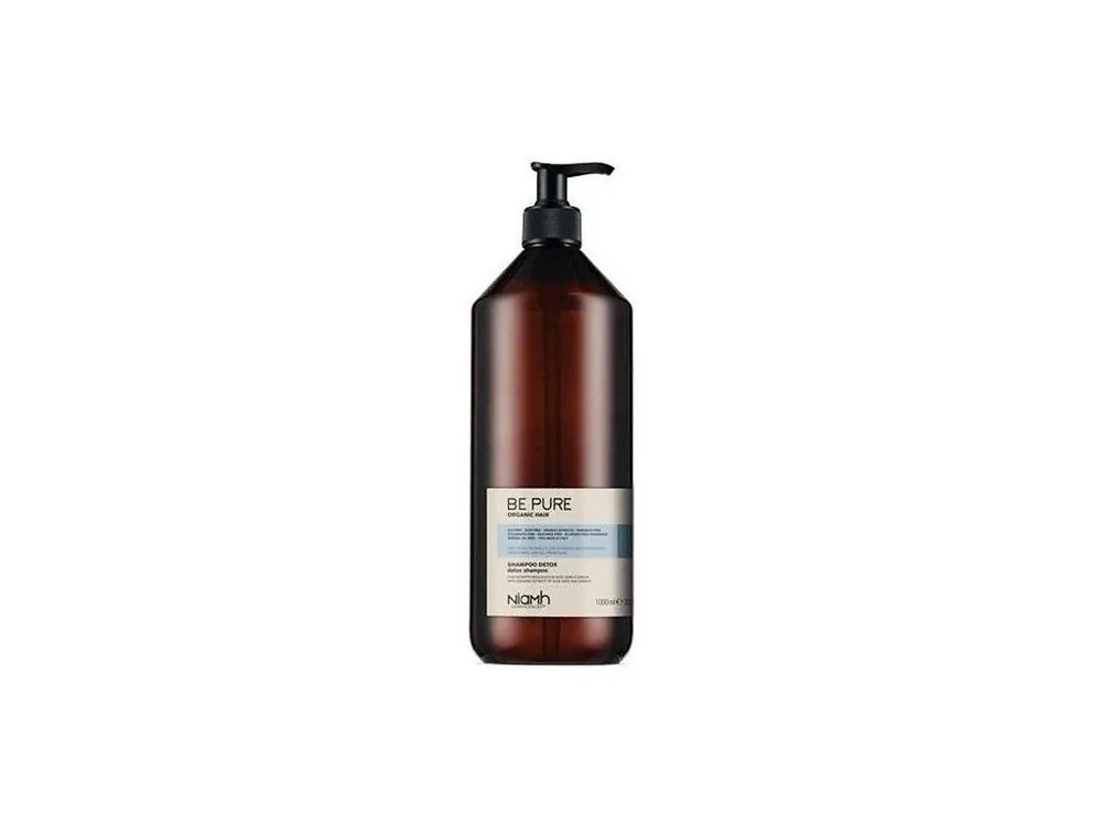 Akční Cena NIAMH Be Pure Detox Shampoo 1000ml - detoxikační šampon na mastné a zplihlé vlasy