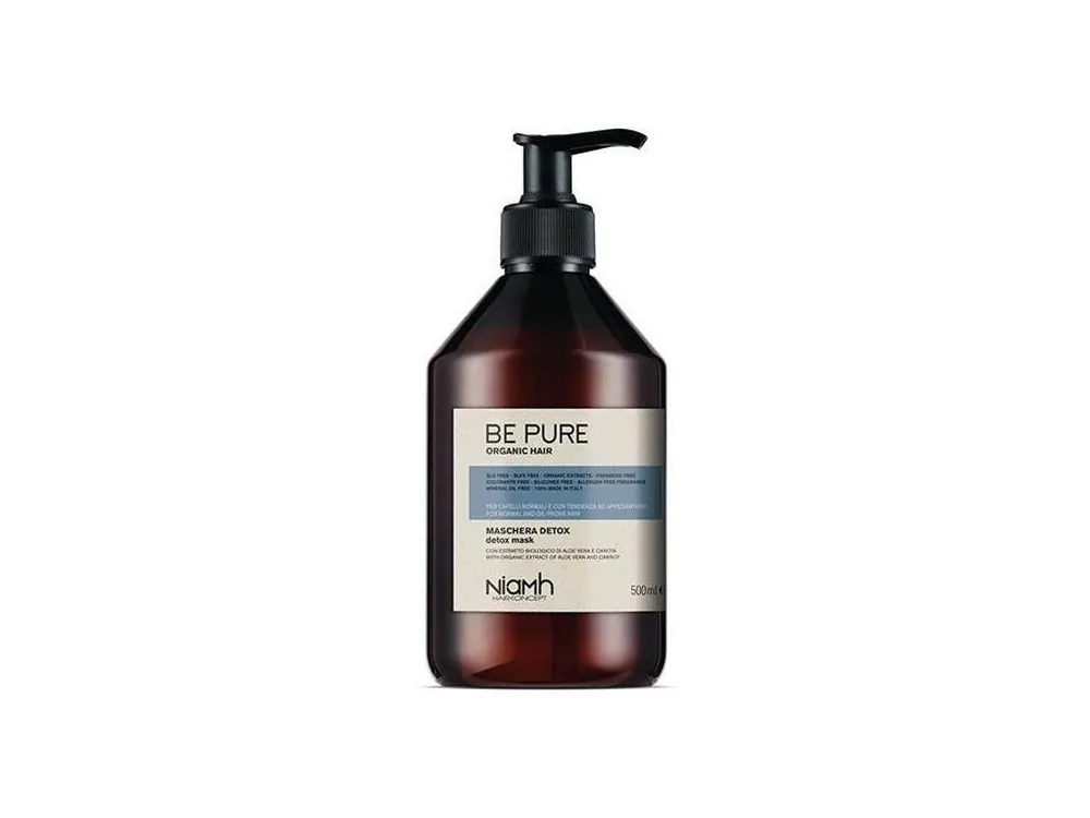 Must-Have NIAMH Be Pure Detox Mask 500ml - detoxikační maska na mastné a zplihlé vlasy