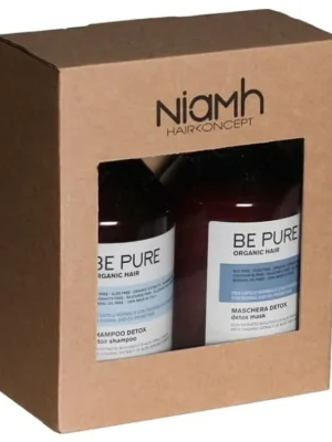 Levný NIAMH Be Pure SET DetoxShampoo 500ml + Detox Mask 500ml - péče na mastné vlasy