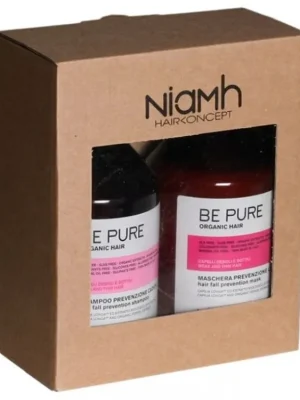Přímo Od Výrobce NIAMH Be Pure SET Hair Fall Shampoo 500ml + Hair Fall Mask 500ml - péče proti padání vlasů
