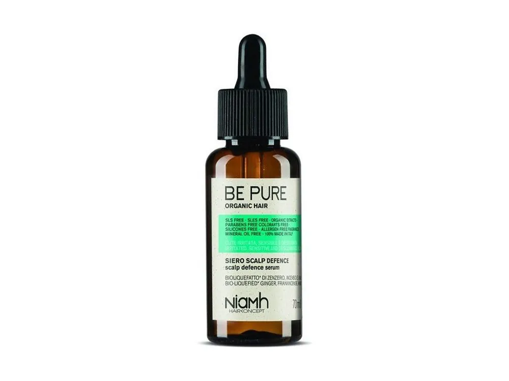 Sleva NIAMH Be Pure Scalp Defence Serum 70ml - sérum na citlivou pokožku hlavy