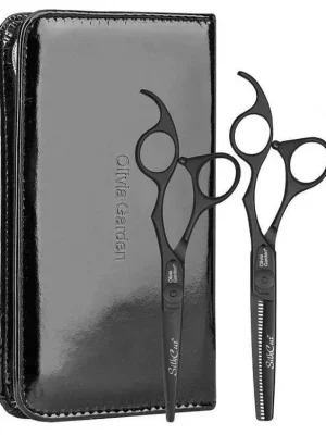 Aktuální OLIVIA GARDEN SilkCut Shear Matt Black Edition SET - sada profi kadeřnických nůžek