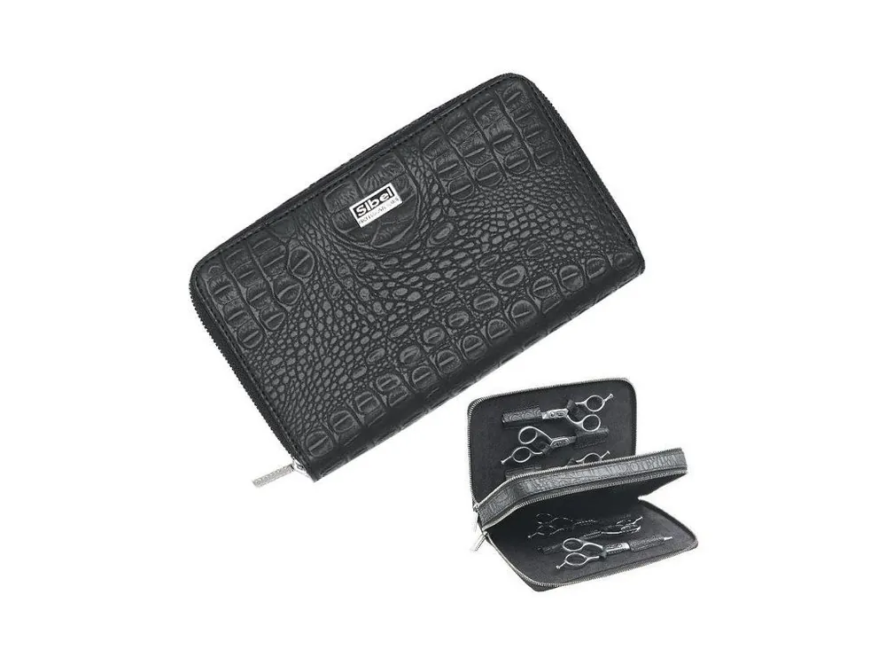 SIBEL 0151006 Pouzdro na kadeřnické nůžky a stylingové nástroje - černé Značkový