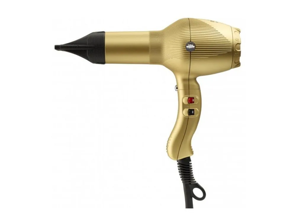 Přímo Od Výrobce GAMMA PIÚ BARBER PHON Gold 2000W - tradiční fén nejlepších italských holičů - zlatý