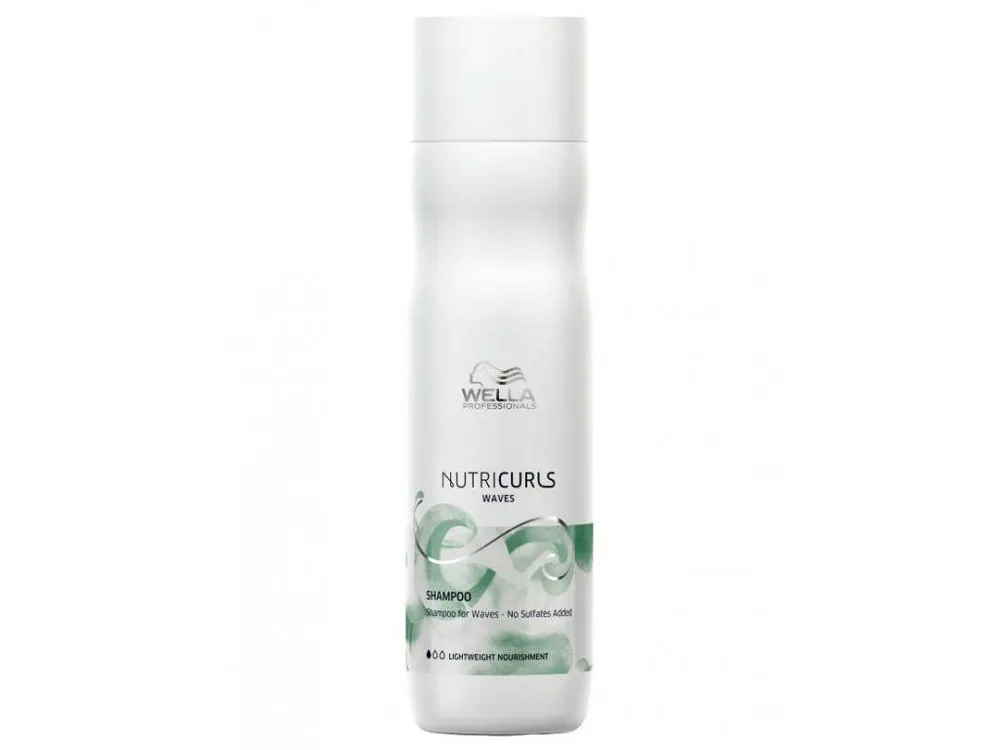 Cenová Bomba WELLA Nutricurls Waves Shampoo Lightweigh 250ml - šampon pro vlnité vlasy bez sulfátů