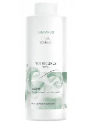 WELLA Nutricurls Waves Shampoo Lightweigh 1000ml - šampon pro vlnité vlasy bez sulfátů Víkendová Akce