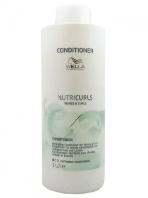 Výhodná Nabídka WELLA Nutricurls Waves Curls Conditioner Light 1000ml - hydratační kondic. pro kudrnaté a vlnité vlasy
