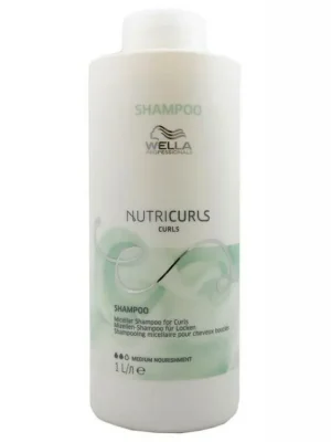 Ověřený WELLA Nutricurls Curls Shampoo Medium 1000ml - micelární šampon pro kudrnaté vlasy