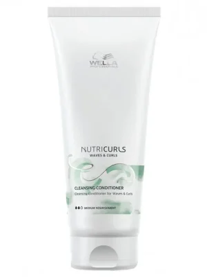 Zlevněný WELLA Nutricurls Waves Curls Cleansing Conditioner 250ml - čistící kondic. pro kudrnaté a vlnité vlasy