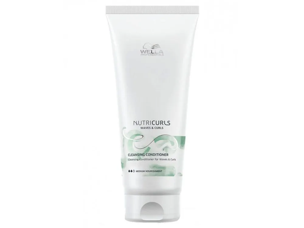 Zlevněný WELLA Nutricurls Waves Curls Cleansing Conditioner 250ml - čistící kondic. pro kudrnaté a vlnité vlasy