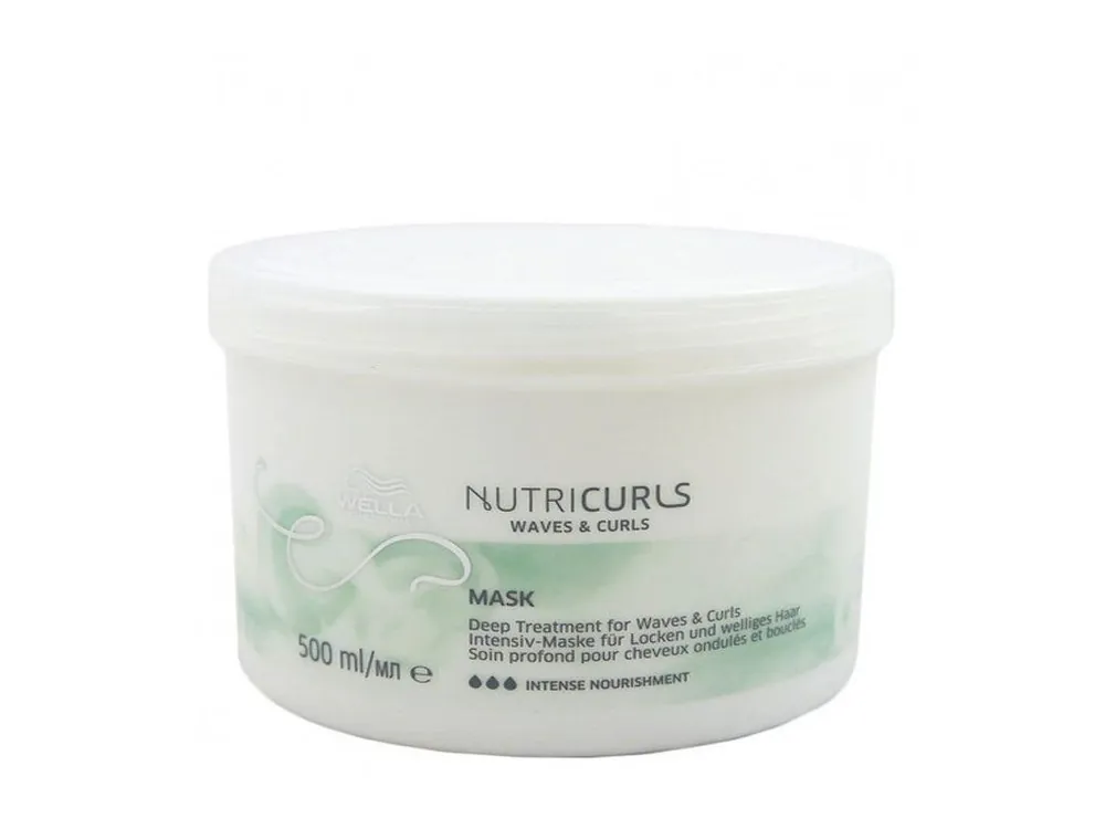 Tovární Cena WELLA Nutricurls Waves And Curls Mask Intense 500ml - maska pro vlnité a kudrnaté vlasy