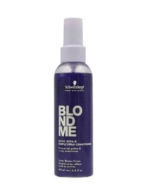 Nejprodávanější SCHWARZKOPF Blondme Bond Repair Purple Spray Conditioner 150ml - neutralizuje žlutý tón