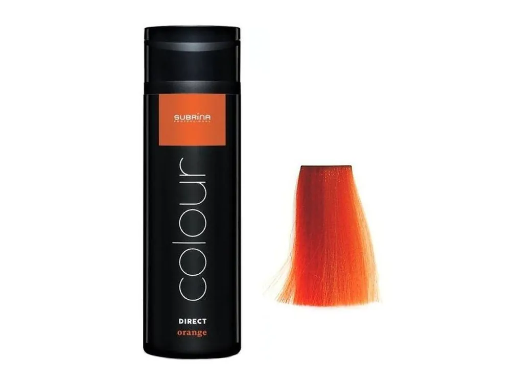 SUBRINA Direct Colour Orange 200ml - Gelová barva na vlasy - oranžová Akce