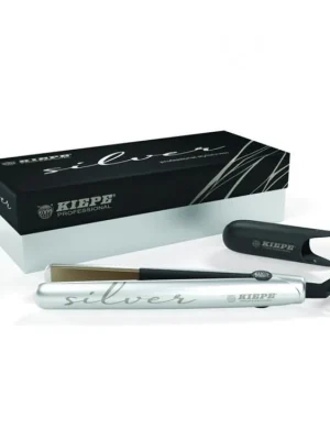 Sezónní Sleva KIEPE Professional SILVER Nano Titanium - profesionální žehlička na vlasy - stříbrná