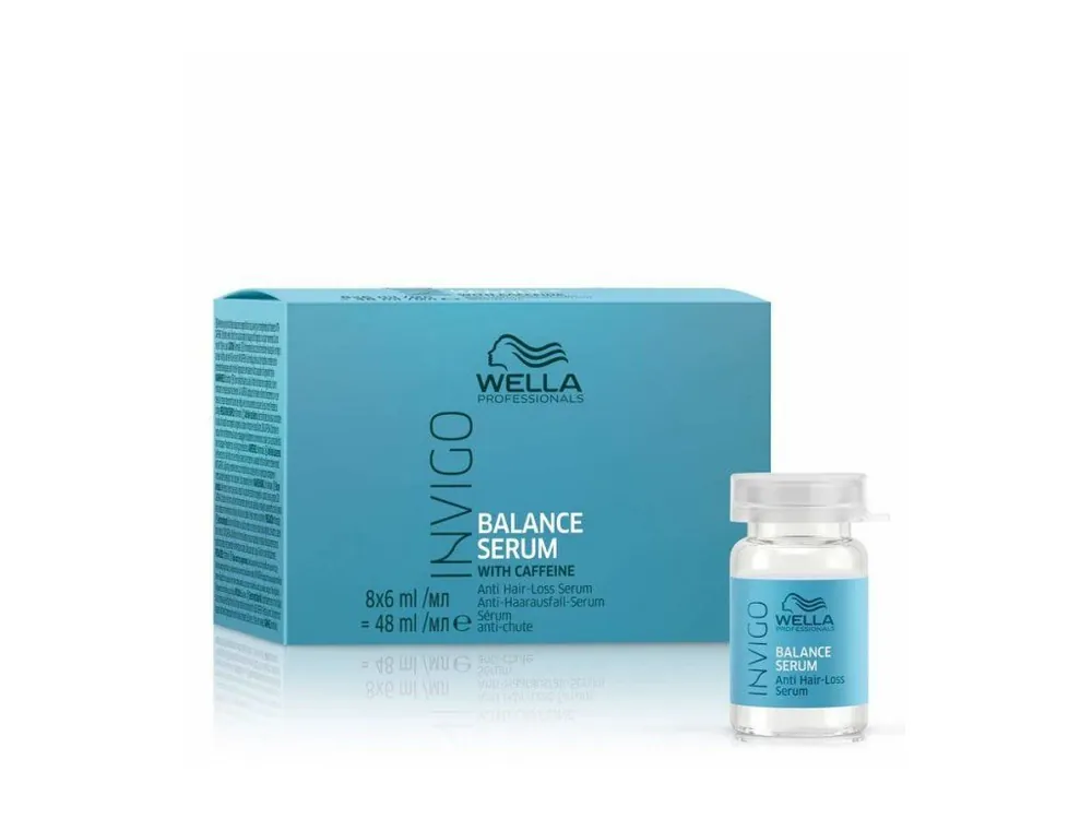 Nejprodávanější WELLA Invigo Balance Serum 8x6ml - sérum proti vypadávání vlasů