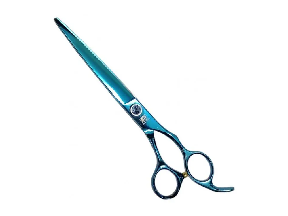 PRO FEEL JAPAN DBP-75 BLU - Profesionální extra dlouhé nůžky na vlasy 7,5' - 19cm Must-Have