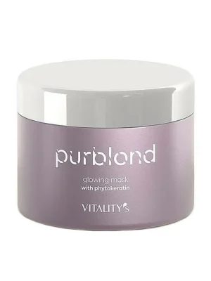VITALITYS Purblond Glowing Mask 200ml - keratinová maska pro studenou blond vlasů Nejlepší Volba