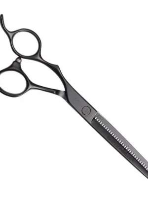 Super Cena OLIVIA GARDEN SilkCut PRO Thinner Matt Black LEFT - efilační nůžky pro leváky - 6,35'