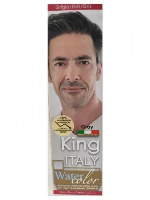 KLÉRAL King Italy Water Color GRAY - šedá barva na vlasy pro muže Výprodej