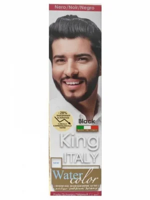 Vrácení Zdarma KLÉRAL King Italy Water Color BLACK - černá barva na vlasy pro muže