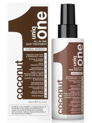 Cenový Hit REVLON Uniq One Coconut All In One Hair Treatment 150ml - vlasová kúra s vůní kokosu