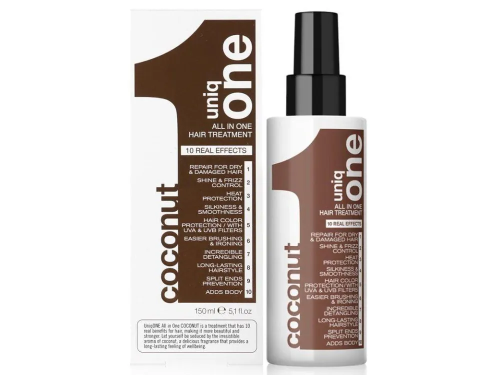 Cenový Hit REVLON Uniq One Coconut All In One Hair Treatment 150ml - vlasová kúra s vůní kokosu