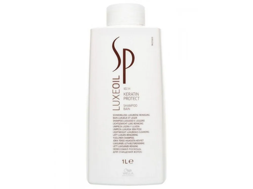 Sezónní Sleva WELLA SP Luxe Oil Keratin Protect Shampoo 1000ml - luxusní keratinový šampon na poškozené vlasy