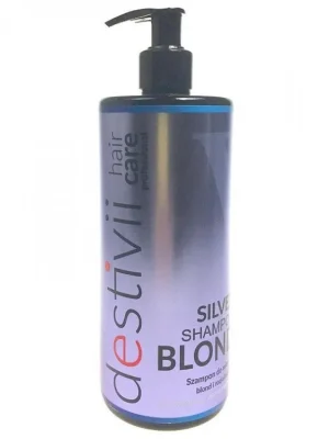 Koupit Online DESTIVII Hair Care Silver Shampoo 500ml - Šampon pro blond vlasy, neutralizuje žlutý odstín