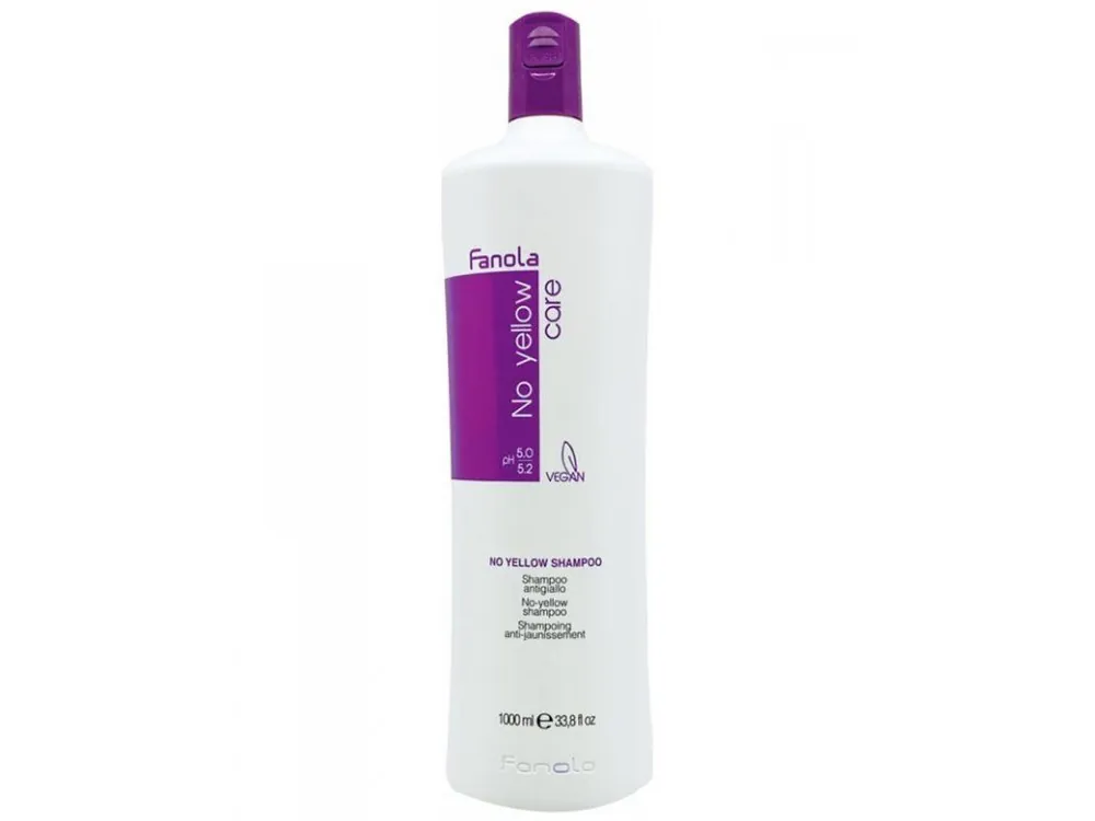Nejlepší Volba FANOLA No Yellow Shampoo 1000ml - šampon pro blond, melírované a šedivé vlasy
