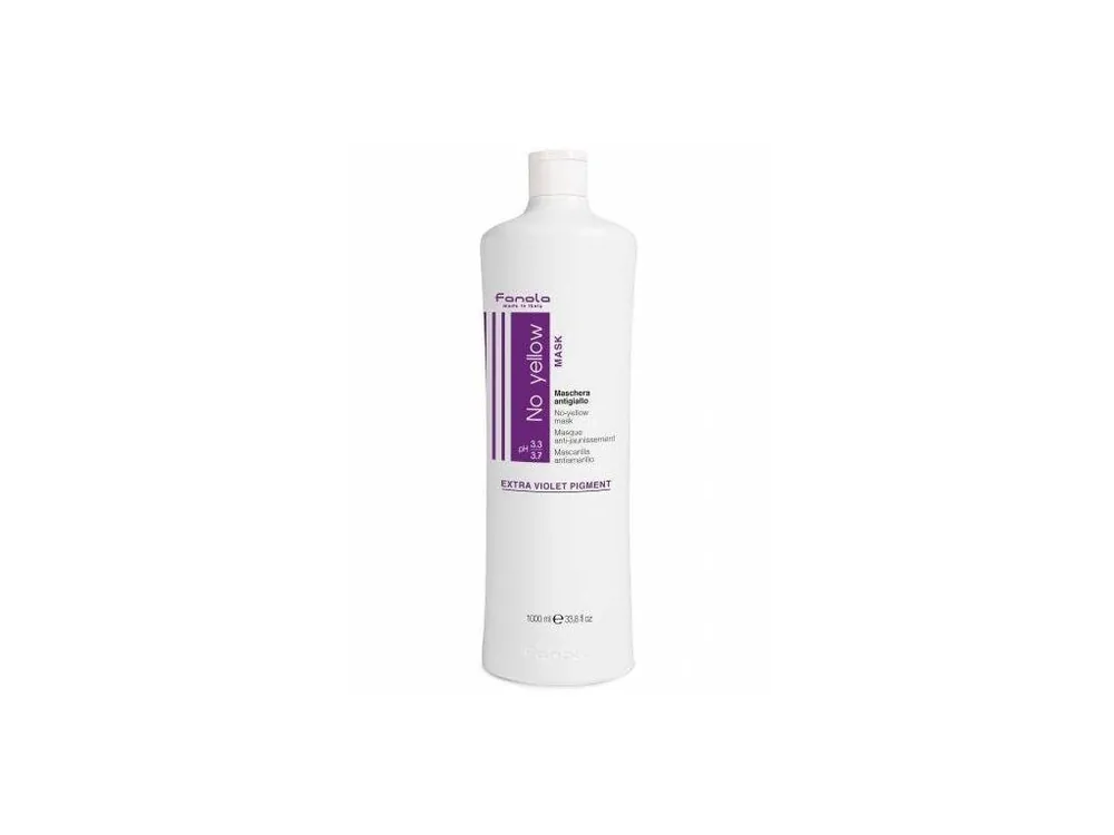 FANOLA No Yellow Mask 1000ml - maska pro blond, melírované a šedivé vlasy Ověřený