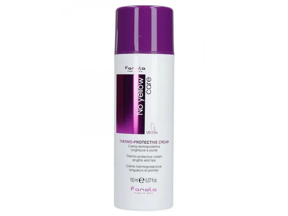 FANOLA No Yellow Thermo-Protective Cream 150ml - termoochranný krém pro blond vlasy Odeslání Ihned