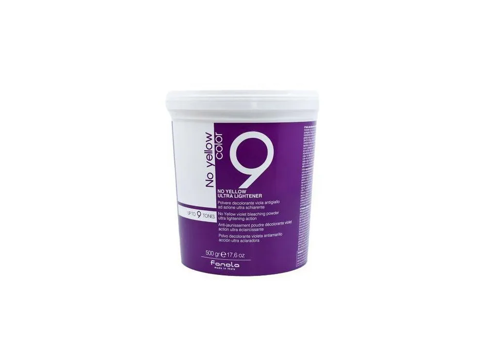 FANOLA No Yellow Ultra Lightener 500g - fialový zesvětlující prášek s anti-žlutým účinkem Akční Cena