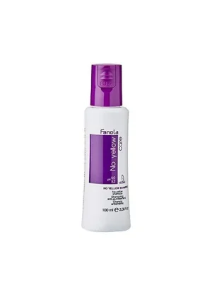 FANOLA No Yellow Shampoo 100ml - šampon pro blond, melírované a šedivé vlasy Akční Cena