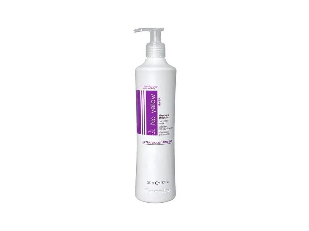 Cenová Bomba FANOLA No Yellow Mask 350ml - maska pro blond, melírované a šedivé vlasy