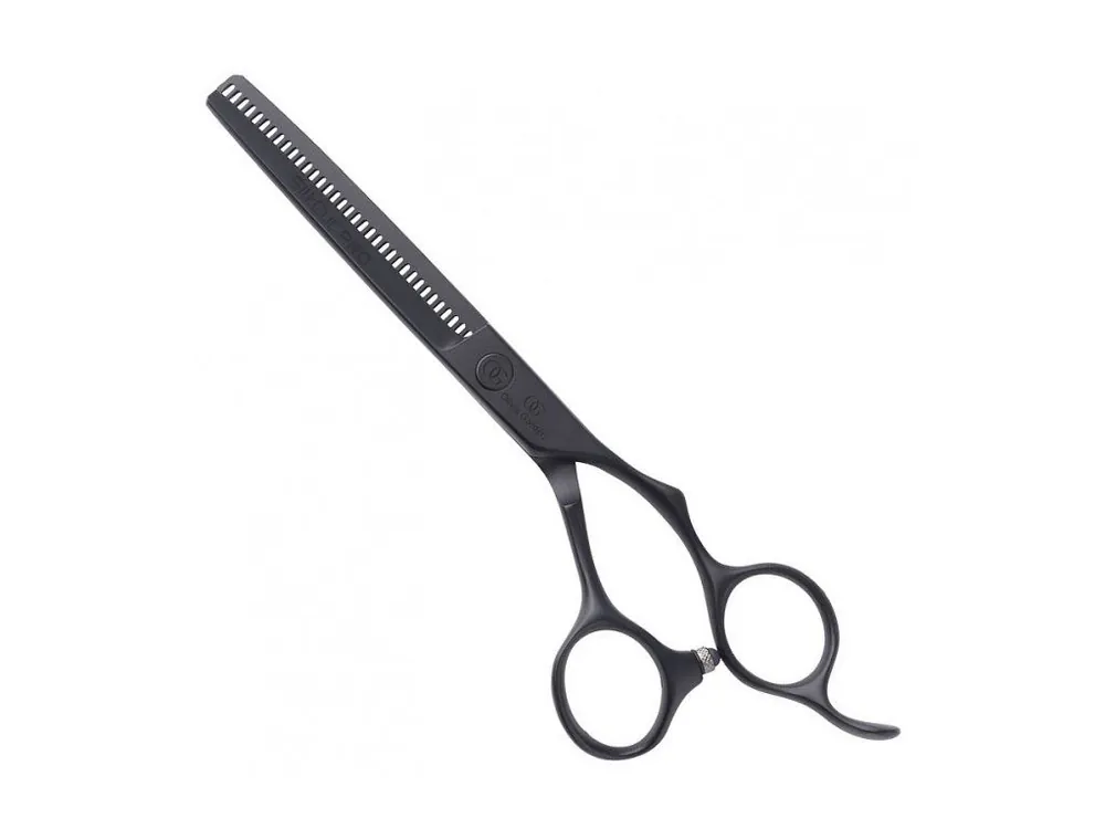 OLIVIA GARDEN SilkCut PRO 6'35T Thinner Matt Black - kadeřnické efilační nůžky pro praváky Dokud Zásoby Vydrží