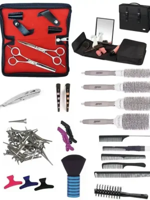 SET Toolcase TL39 Kadeřnický set pro učně - taška se zrcadlem a s vybavením pro praváky Novinka