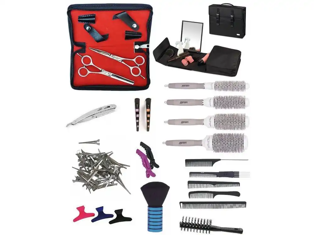 SET Toolcase TL39 Kadeřnický set pro učně - taška se zrcadlem a s vybavením pro praváky Novinka