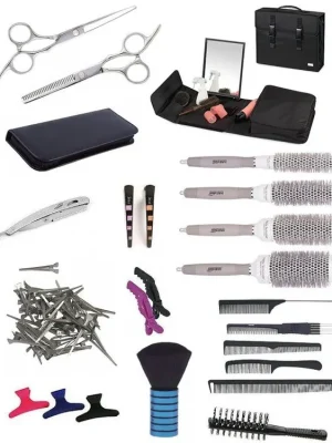 SET Toolcase BK10 Kadeřnický set pro učně - taška se zrcadlem a s vybavením pro praváky Akce