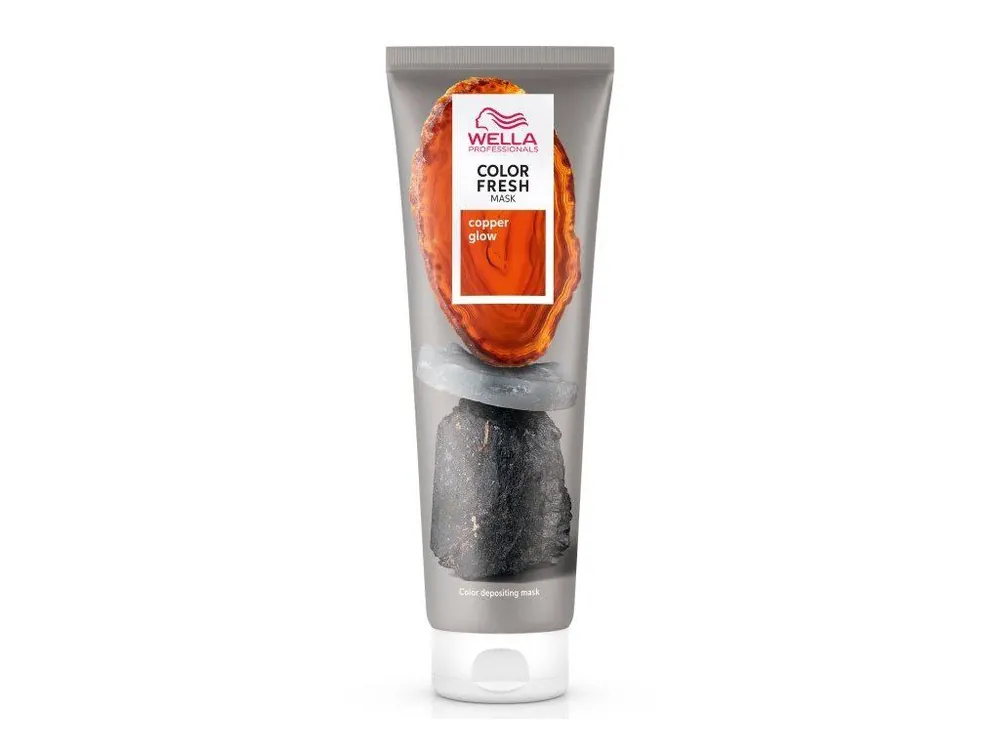 WELLA Professional COPPER GLOW Color Fresh Mask 150ml - barvící a pečující maska na vlasy Nová Kolekce