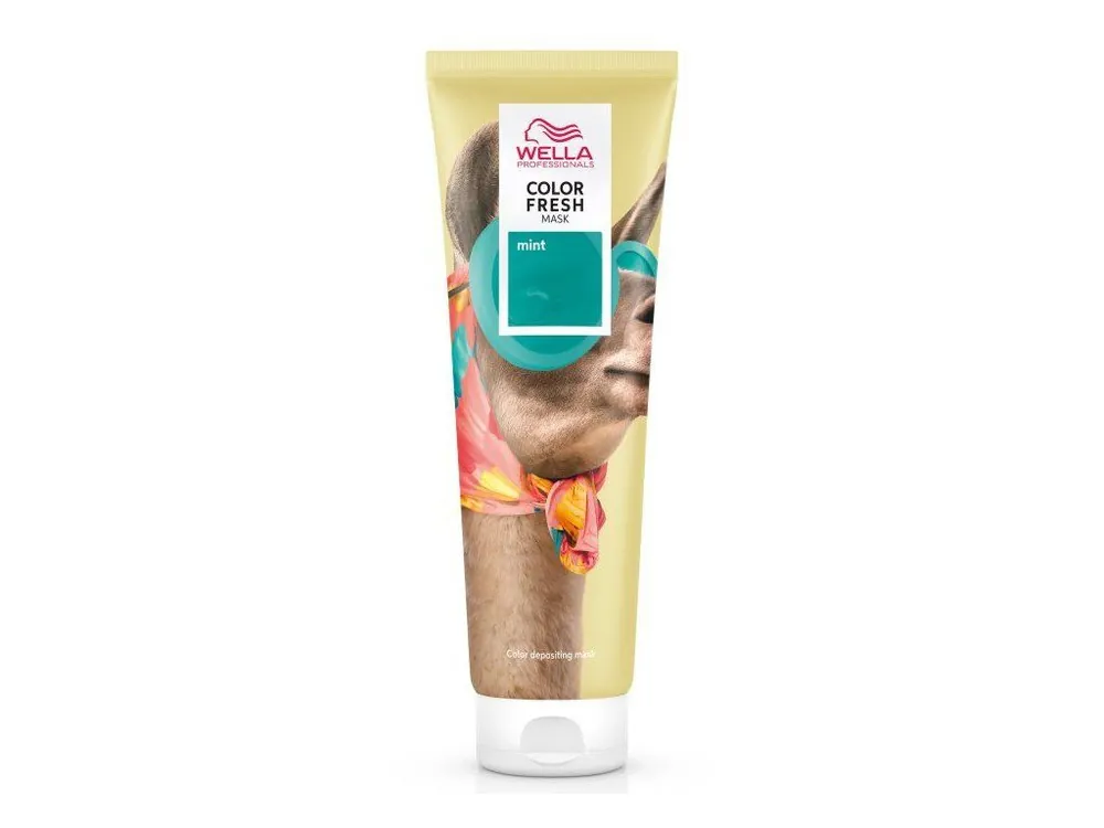 Bezpečná Platba WELLA Professional MINT Color Fresh Mask 150ml - barvící a pečující maska na vlasy