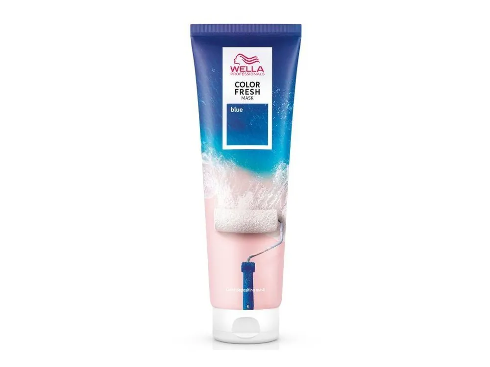 Nízká Cena WELLA Professional BLUE Color Fresh Mask 150ml - barvící a pečující maska na vlasy
